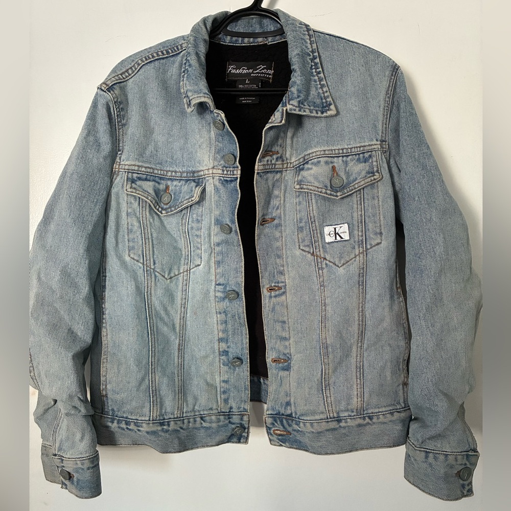 CALVIN KLEIN REWORKED DENIM JACKET